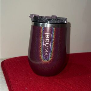BrüMate Glitter Wine Tumbler - Purple